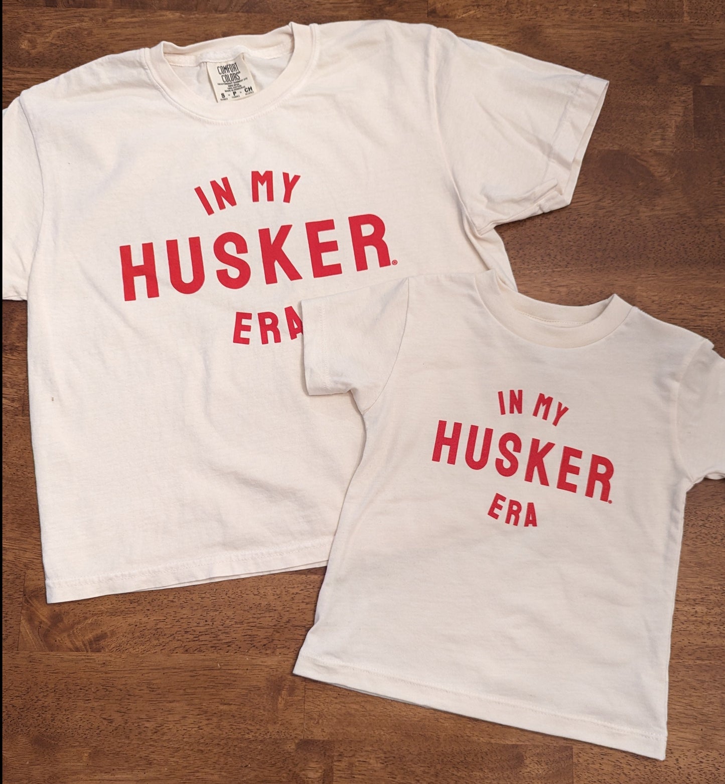 Husker Era toddler tee