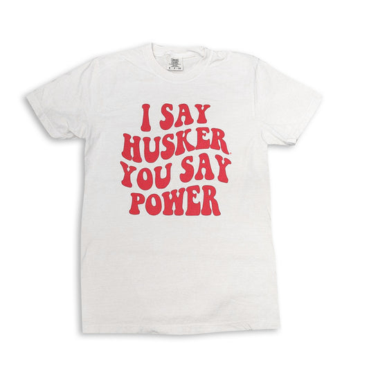 Groovy Husker Power tee