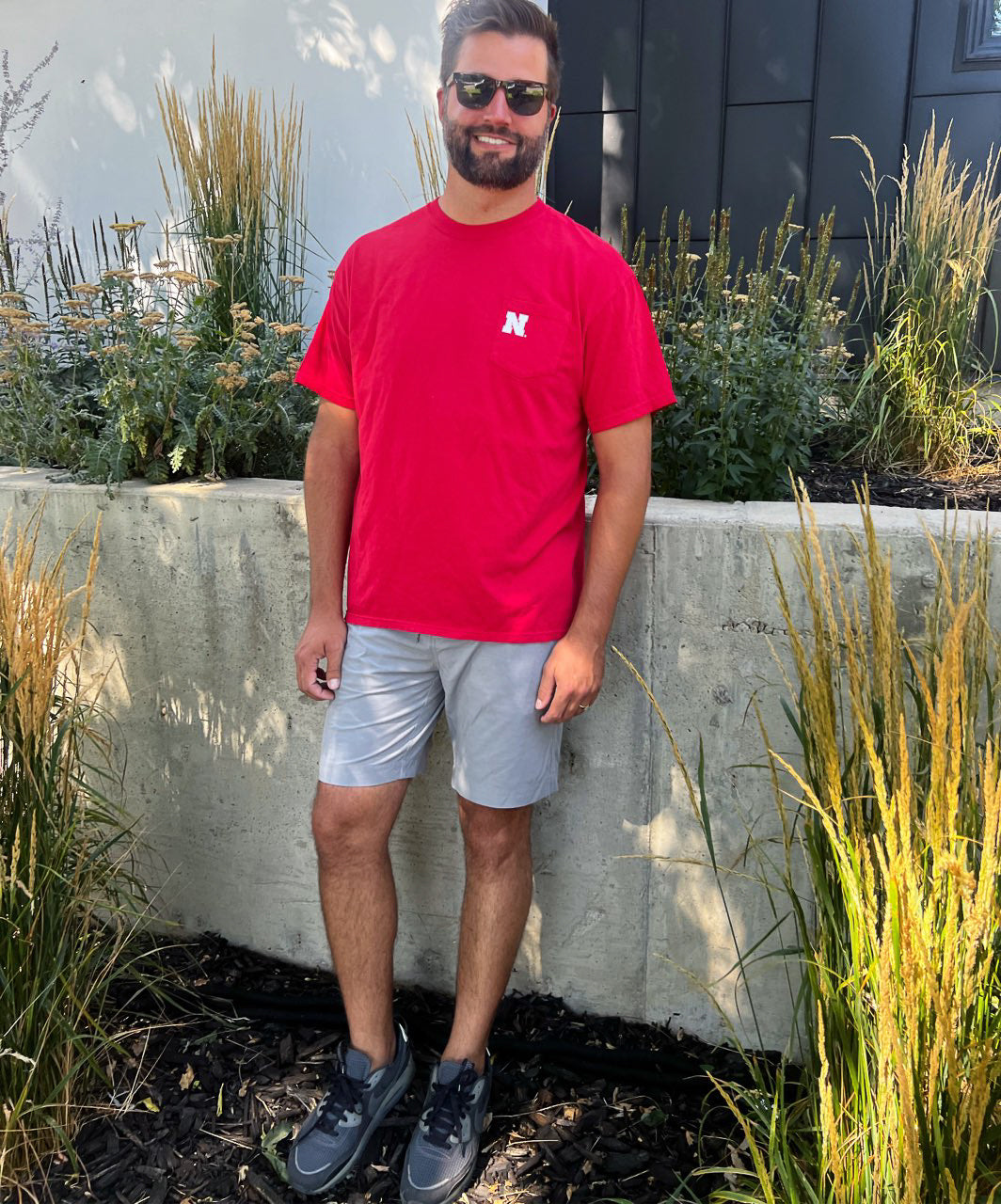 Nebraska N Pocket tee