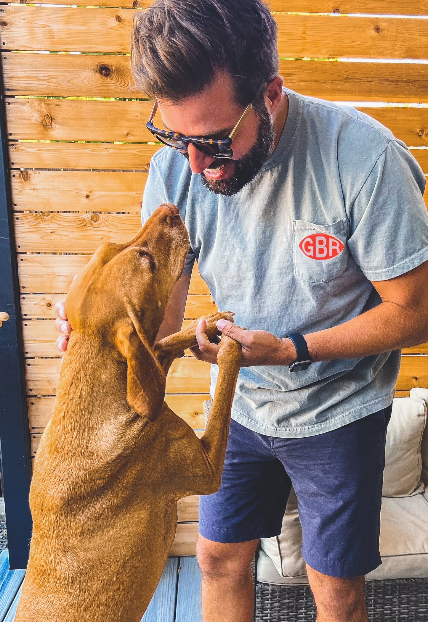 GBR Football pocket tee
