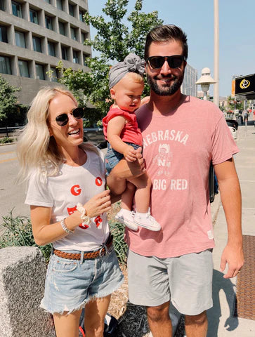 Go Big Red Smile tee