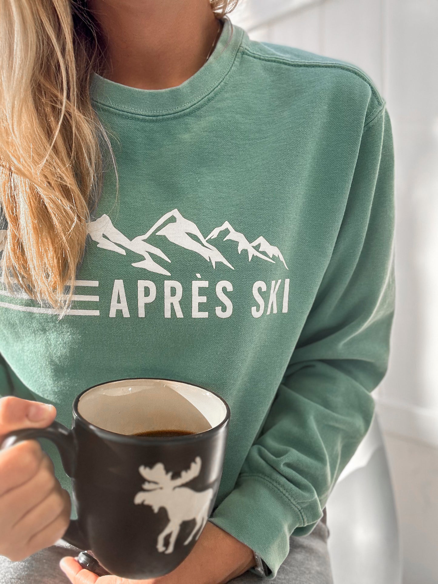 Apres Ski Sea-foam Sweatshirt