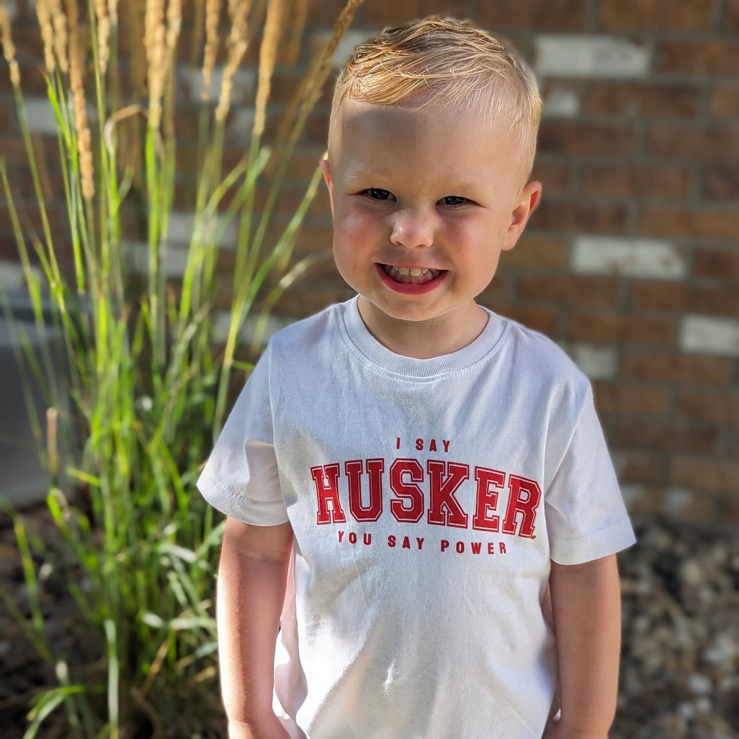 ON SALE - When I Say Husker toddler tee