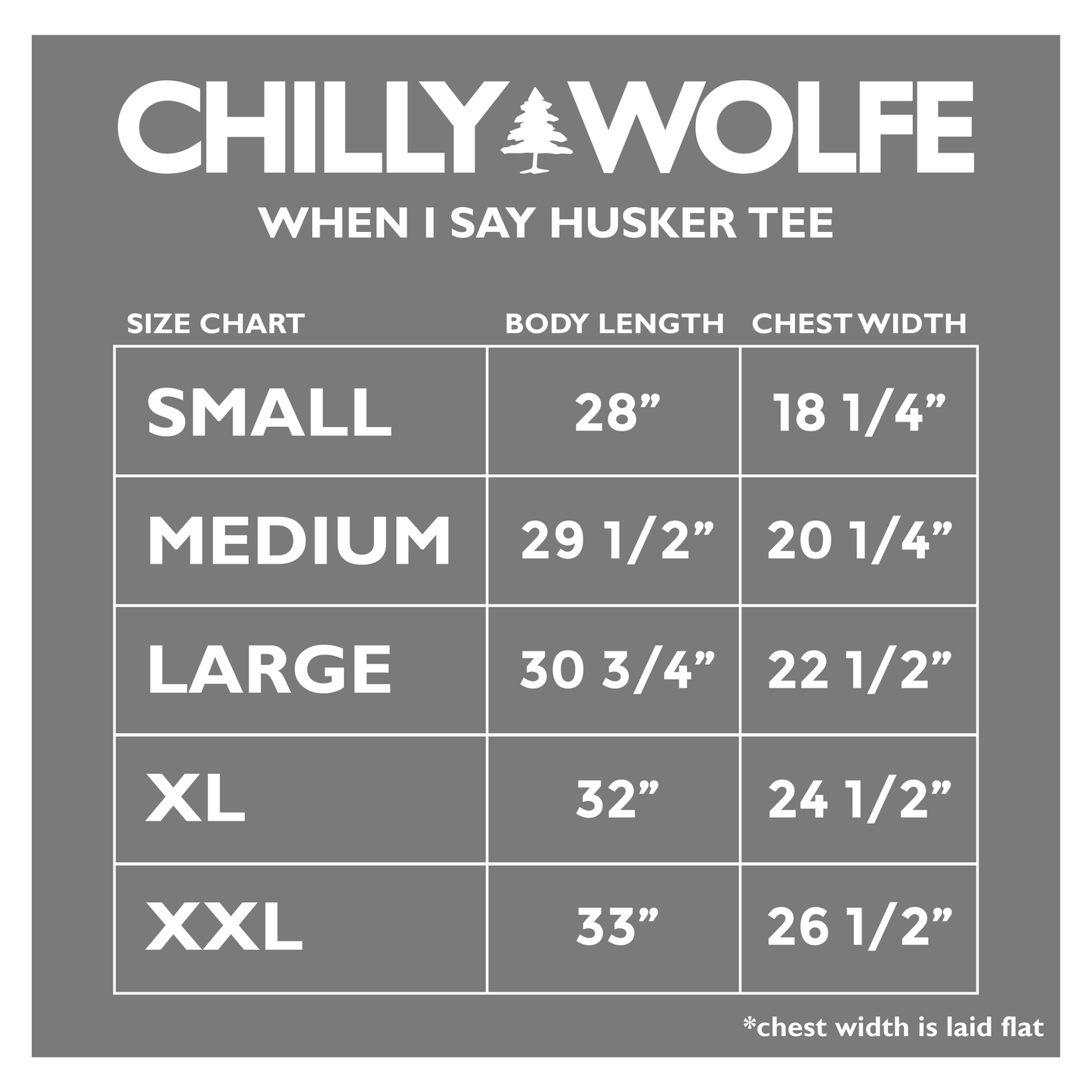 ON SALE - When I Say Husker tee
