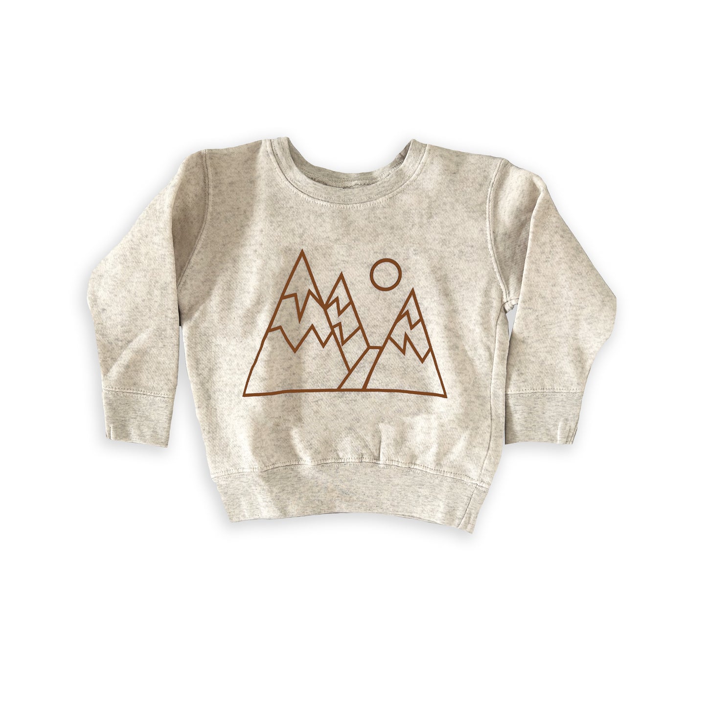 Geometric Mountain toddler sweatshirt