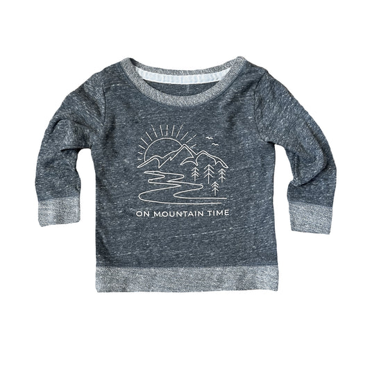 Mountain Time toddler sweatshirt